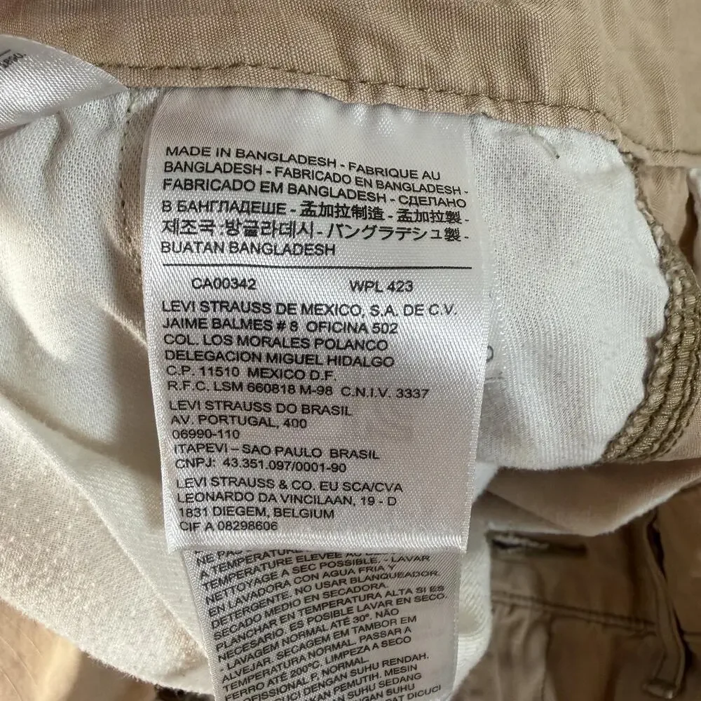 Levis Cargo Shorts 34x9 Gorpcore Outdoor Skater Utility Wear Summer Streetwear